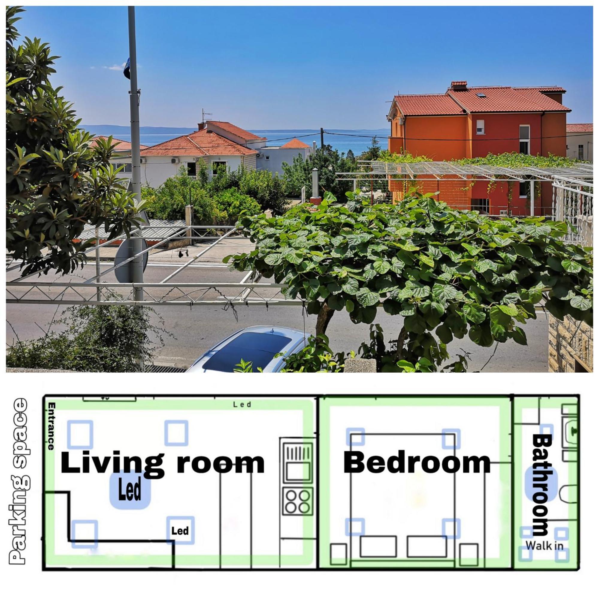 Apartment Del Mar Podstrana Extérieur photo